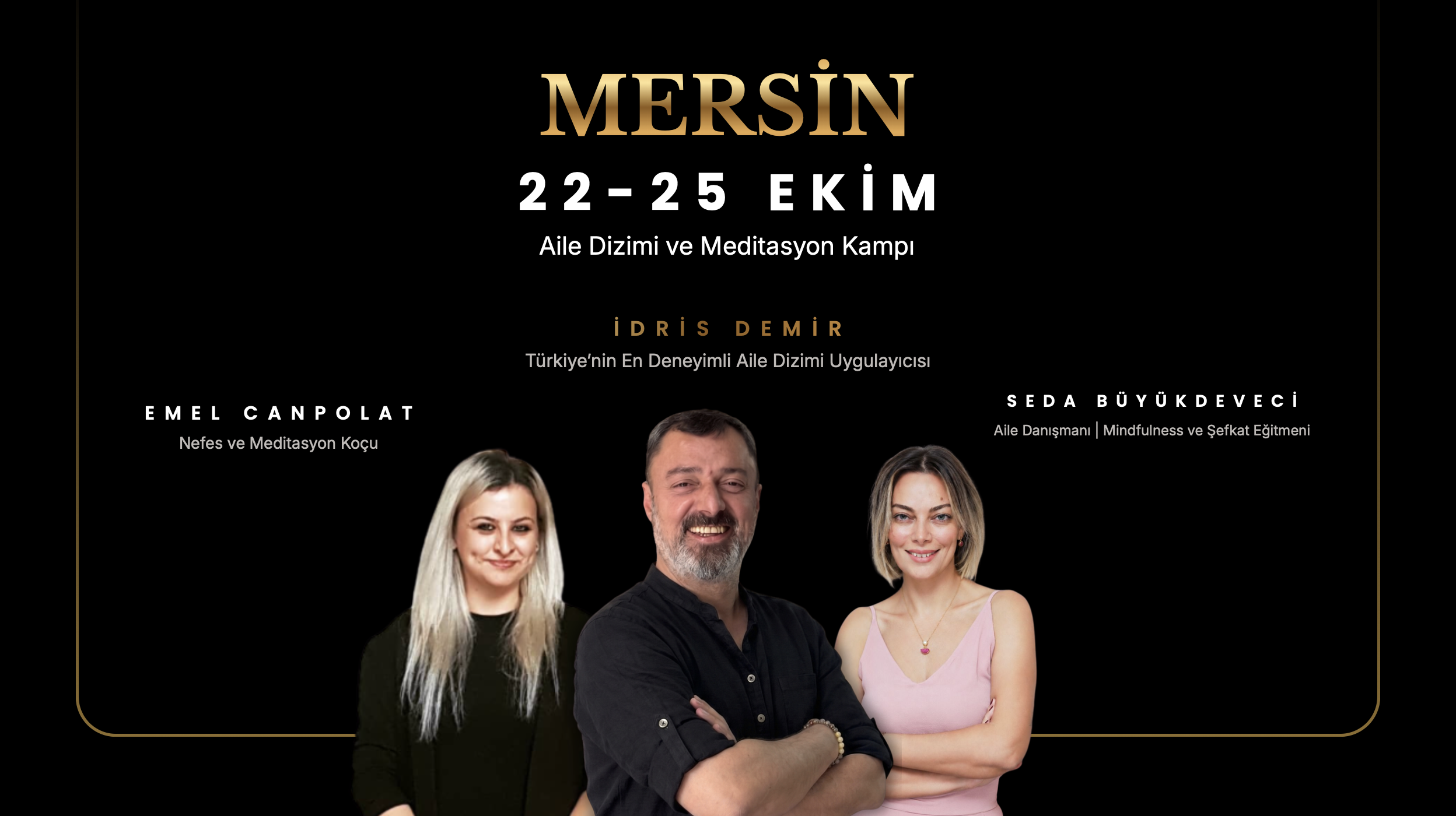 Mersin Bozyazı Aile Dizimi Kampı